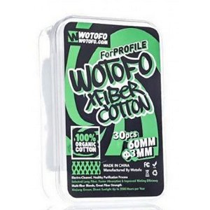 Algodão Xfiber Cotton 3MM - Wotofo