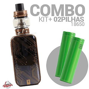COMBO Kit LUXE S 220w Tanque SKRR - Vaporesso + 2 Bateria/Pilha 18650