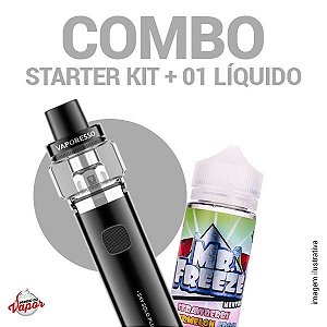 COMBO Kit Sky Solo Plus - Vaporesso + 1 líquido Mr.Freeze - 100ml