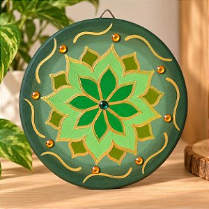 🌿 Mandala Decorativa em MDF — Flor da Vida