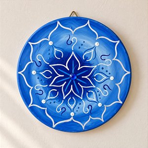💙 Mandala Decorativa em MDF — Flor Mandala