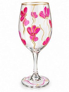 Taça de Vinho - Florada Pink