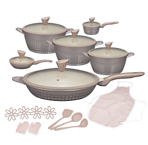 Linha Gourmet Premium 22 Peças - Rosa