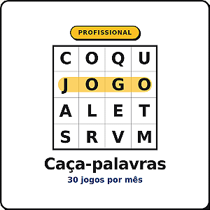 Profissional | Pacote Caça-Palavras