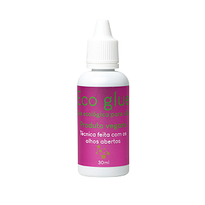 Cola Vegana Para Cílios Hipoalergênica Livre de Cianocrilato 30ml Eco Glue