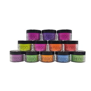 Pó Acrílico Colorido Neon Majestic Nails 10g