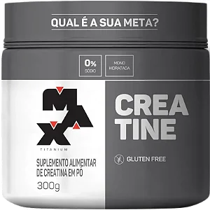 Creatina 300g Max Titanium Suplemento em Pó