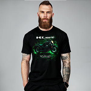 Camiseta Motorcycle Vulcan 650 S Green Energy