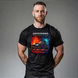 Camiseta Motorcycle Shotgun 650 Fire & Ice