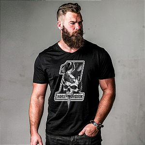 Camiseta Motorcycle Águia e Caveira