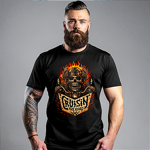 Camiseta Motorcycle Cruisin’ the Road
