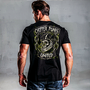 Camiseta Motorcycle Chopper Punks United