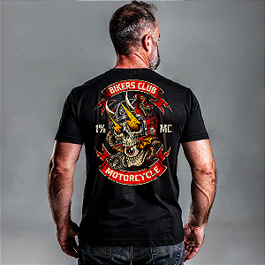 Camiseta Motorcycle Bikers Club 1%