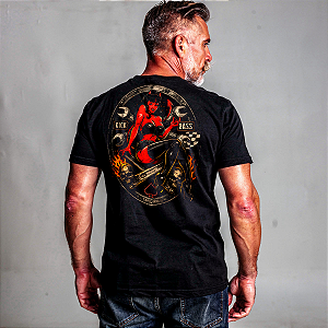 Camiseta Motorcycle Pin-Up Infernal