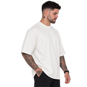 Camiseta Oversized Lisa Off White