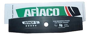 Lâmina 2 Pontas Para Roçadeira Afiaço 35cm Furo Central 20mm Aço Cromo Vanádio