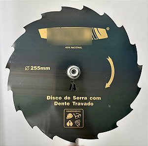 Disco 20 Dentes  Travados Afiaço 255mm