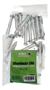 Chumbador Parabolt 3/8x3.1/2  Com Jaqueta Afiaço 25 Und