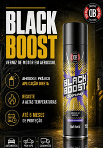 Verniz de Motor Black Boost 400ml Spray - Dub Boyz