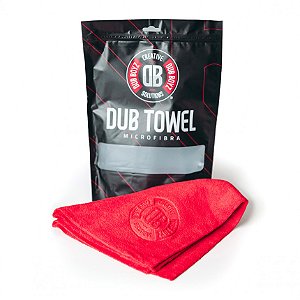 Dub Towel Microfibra 400 GSM Vermelha 40x60 - Dub Boyz