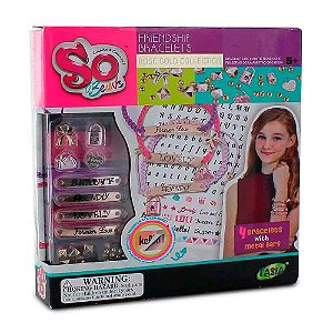 Conjunto de Acessórios - Pulseiras com Letras - My Style Mini - Multikids