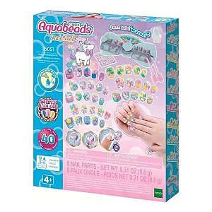 Conjunto Aquabeads - Unhas Unicórnio Designer - Epoch