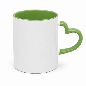 Caneca Personalizada AAA com alça coração 325ml