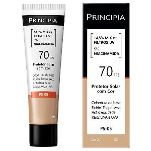 Principia Protetor Solar Facial PS-05 FPS 70 Cor 2.0 30ml