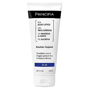 Principia Emulsão Corporal Ácido Lático EC-01 200ml