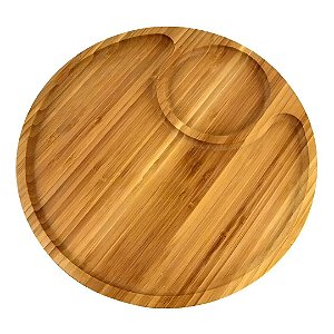 Gamela e Petisqueira Oval para Servir e Decorar de Bambu