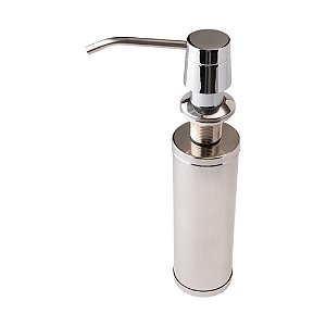 Dispenser de Embutir em Plastico e Aco Inox de 350ml