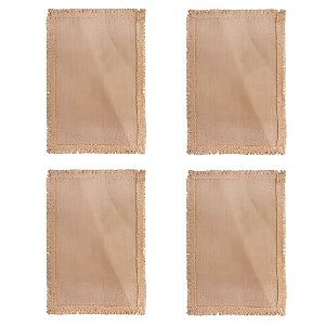 Kit 4 Jogo Americano Retangular de Linho 45 x 30 cm