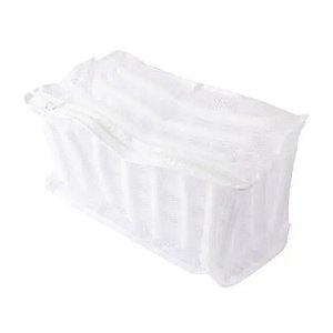 Kit 2 Sacos de Lavagem para Calcados em Poliéster e Esponja Branco