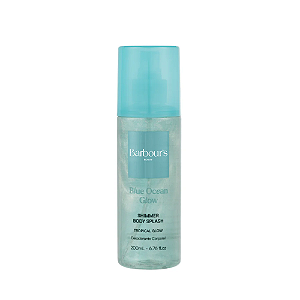 Barbour's Beauty Shimmer Body Splash Desodorante Colônia Corporal Blue Ocean Glow 200ml