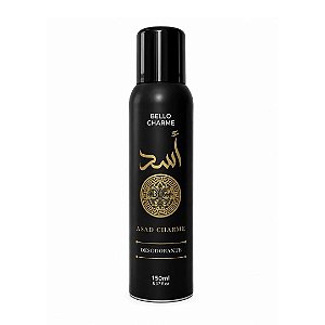 Bello Charme Desodorante Spray Corporal Masculino Asad Black 150g