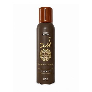 Bello Charme Desodorante Spray Corporal Masculino Asad Bourbon 150g