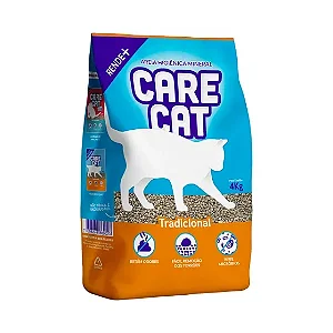 Areia Higiênica Carecat Tradicional 4kg