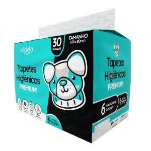 Tapete Higiênico Carvão Ativado Adoleta 60x80