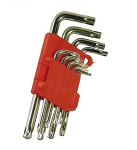 JOGO CHAVE TORX 9PC T-10 A T-50 MISTER