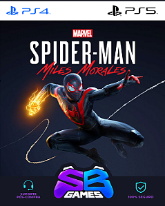 SPIDER MAN MILES MORALES - MÍDIA DIGITAL (PS4/PS5)