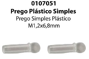 Prego Simples Plástico 1,2x6,8mm