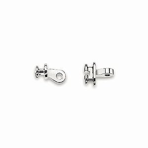 Charneira de embutir âncora oval 7mm p. parafusos de M1.6mm