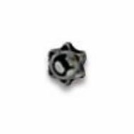 Porca Estrela Cega 1,4x2,6mm GunMetal