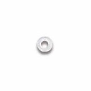 Anilha Plastica 2,5x1,25x0,40mm Níquel Mod367Nk