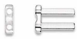 Prego Duplo Plástico D=1,45mmx7,8mm Rígido Furo