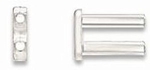 Prego Duplo Plástico D=1,5mmx7,0mm Furo Passante