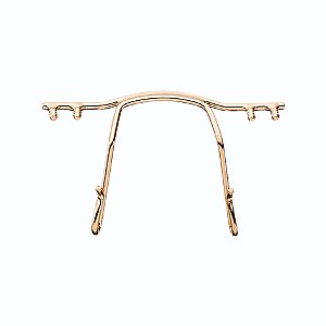 Ponte Titânio p/ Armações Pino Plástico 30mm Ouro