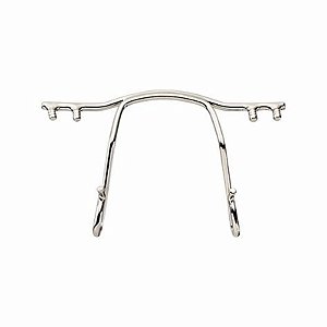 Ponte Titânio p/ Armações Pino Plástico 30mm Níquel