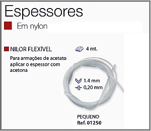 Espessura Fio Nylon Flexível Pequeno