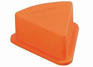 Suporte Triângulo Silicone Laranja
